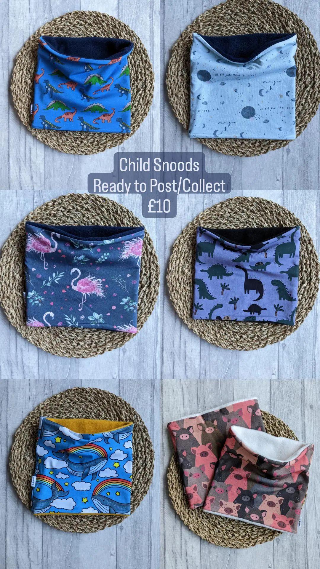 Child Snoods Ready to Post