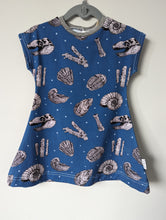 Load image into Gallery viewer, Beach Dress 12-18months Fossils Ready to Post
