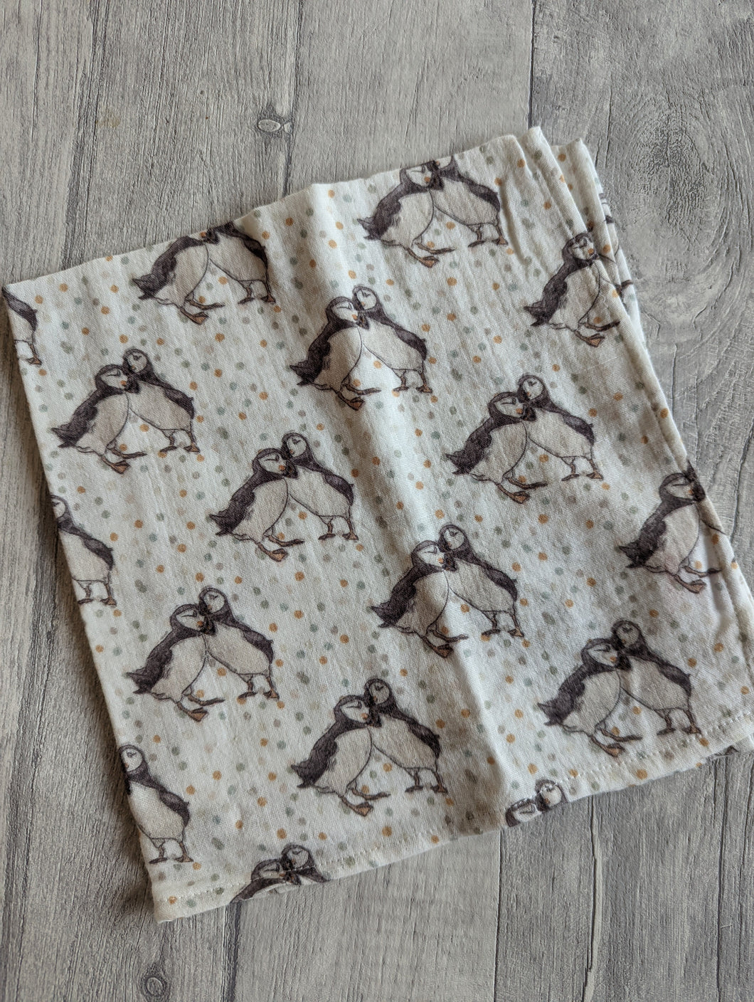 Muslin Puffins Made to Order